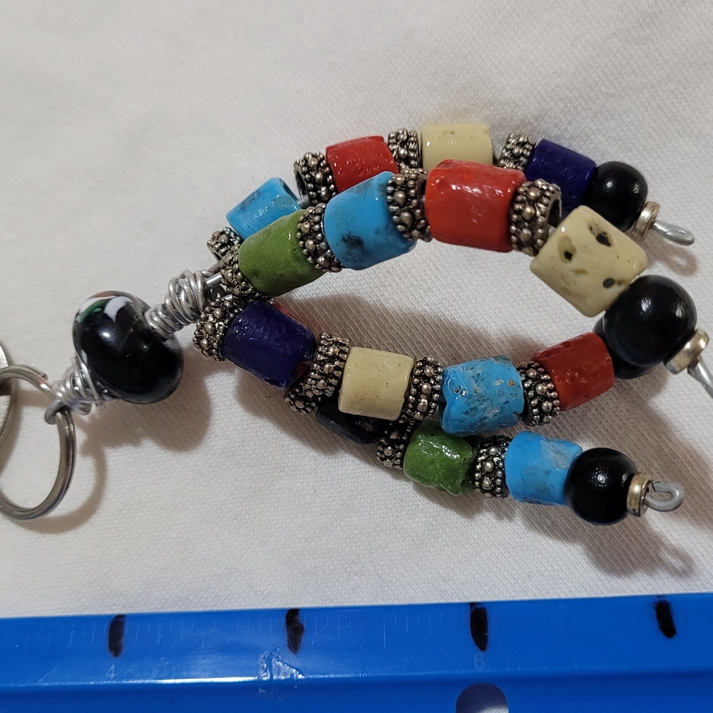 Colorful Beaded Keychain - Picture 8 of 15